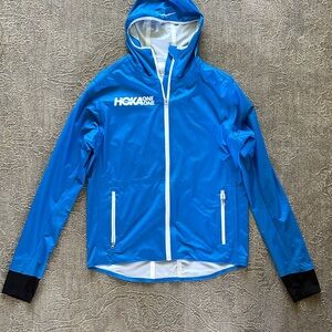 Hoka One One Blue Jacket with White Accents